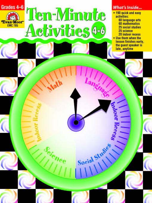 Title details for Ten-Minute Activities by Evan-Moor Educational Publishers - Available